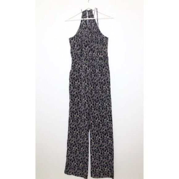 Banana Republic Pants - BANANA REPUBLIC Keyhole Printed Halter Jumpsuit 